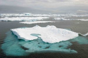 Ice floes in Antarctica's seldom visited Weddell Sea